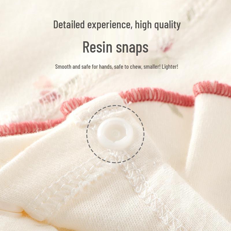 Newborn Pure Cotton Two-Piece Set: Soft Velvet Pullover and Pants for All-Seasons