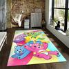 Colorful Cartoon Bears Carpet with Rainbow and Star Design Suitable for Use As an Anti-slip for Living Room Bedroom Sofas