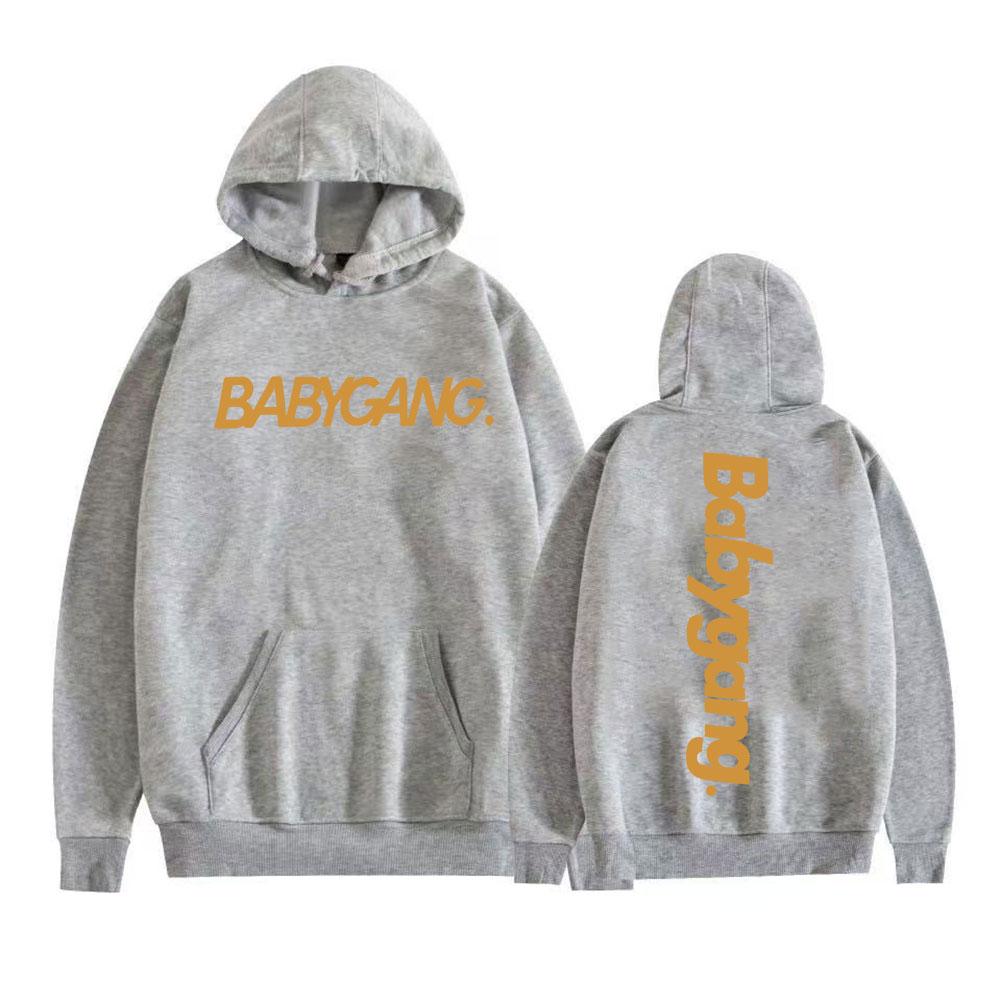 Rapper Baby Gang Album Logo Printed Hoodies Men Women Casual Cozy Oversized Hoodie Harajuku Punk Hip Hop Sweatshirts Streetwear