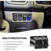 Fog Light Toggle Rocker Switch, 12V 35A 4 Pin SPST ON Off LED Fog Light Rocker Switches, Universal Automotive Rear Front Fog Lamp Toggle Switch for