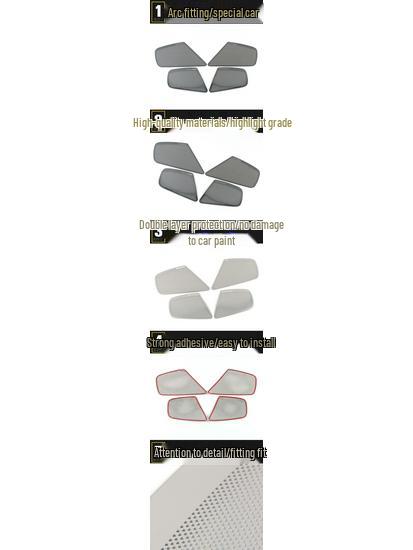 A4 (09-16) Door Speaker Cover Stainless Steel Panel Modification Accessories