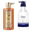 dove nourishing shower milk 460g & l'oreal radiant oil shampoo 440ml
