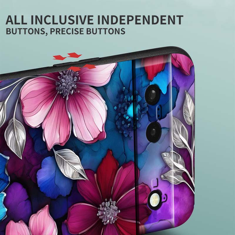 Butterfly flower pattern For Google Pixel 10 9a 9 8A 8 7 7A 6 6A Pro XL 2024 5G Black Soft TPU Silicone Phone Case