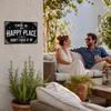Decorative Garden Sign for Outdoor Yard Patio Wall Decor