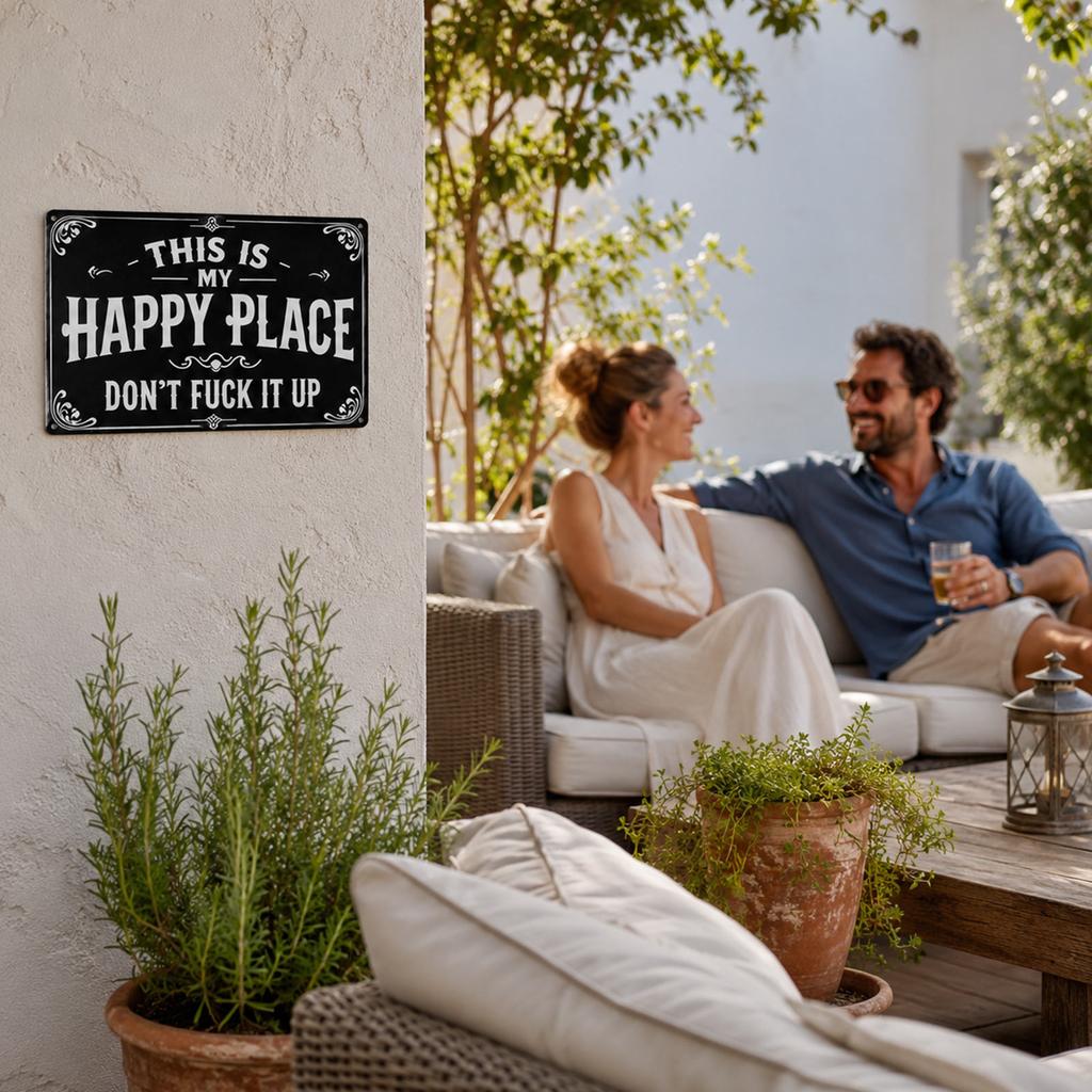 Decorative Garden Sign for Outdoor Yard Patio Wall Decor