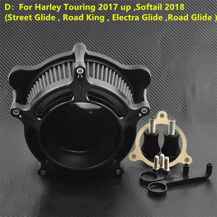 Motorcycle Air Filter Intake Air Cleaner System Kit For Harley Sportster XL Iron 883 1200 Touring Road King Softail Dyna FLHT