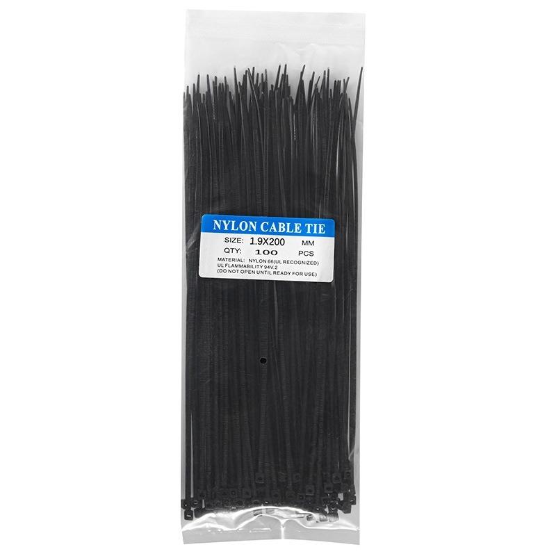 100 PCS Nylon Cable Ties Industrial Multipurpose Cable Ties, 8 Inches
