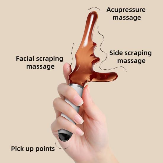 Multi-purpose Acupuncture Pen Portable Foot Massage Meridian Therapy Acupoint Stick Face Body Massager Gua Sha Scrubber Tool