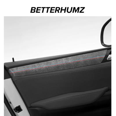Betterhumz for BMW X3 F25 X4 F26 2011- Car Interior Door Panel Strips 4PCS Performance Sticker Made of Alcantara Accessories