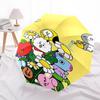 1pc Outdoor Umbrella with BT21 Characters - Automatic Opening/Closing, Portable 3-Fold Design, 8-Rib Iron Frame - Perfect Gift for Fans, Traveler