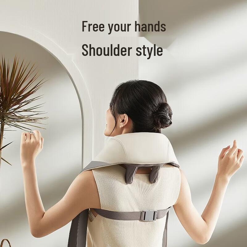 AUX Heated Neck & Shoulder Massager Shawl CN plug (adapter included)