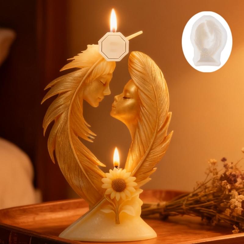 Food Grade Silicone Mould With Unique Wing Sun Art For Safe Candle Making Crafting Projects And Home Decoration
