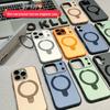 Dual-Color Magnetic iPhone 17 PRO MAX Anti-Slip Case with Apple 16 Drop-Proof Full Coverage