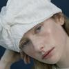 AWESOME NEEDS TURBAN HAT_RIBBON_LACE WHITE