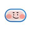 Diatom mud absorbent floor mat, cute anime expression bathroom mat, bedroom cartoon corridor anti slip door mat