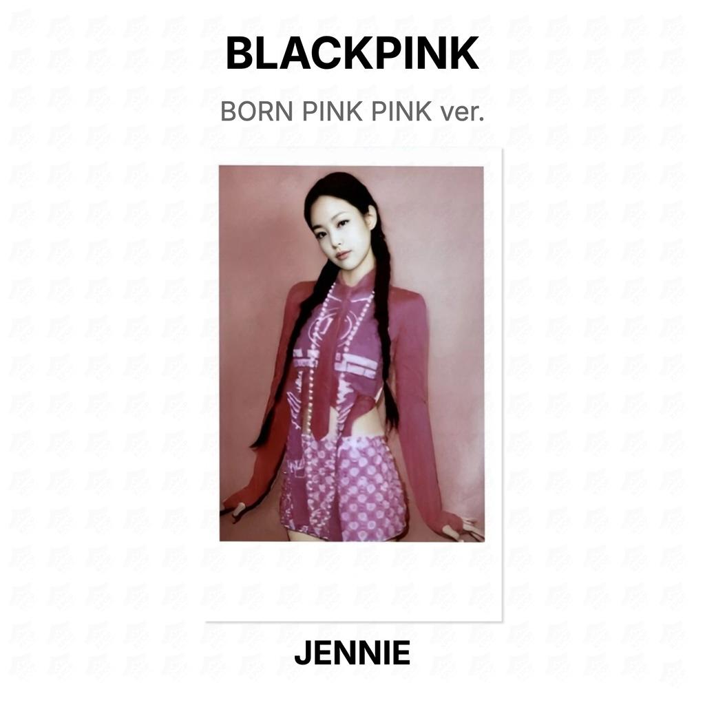 BLACKPINK BORN PINK PINK Version. Offizielle Fotokarte