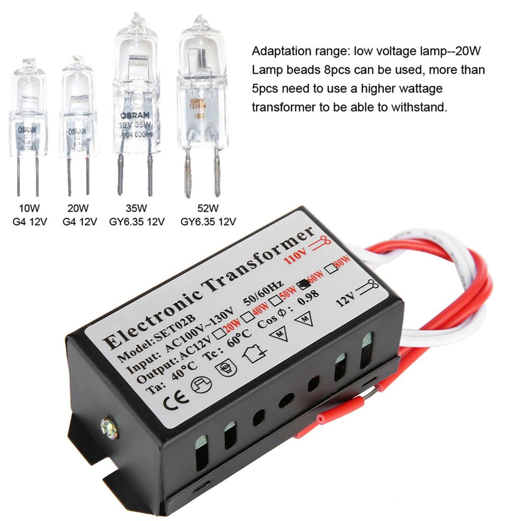 Voltage Converter 110V to 12V Electronic Transformer Voltage Converter Smart Power Supply Driver Power Electronic Transformer