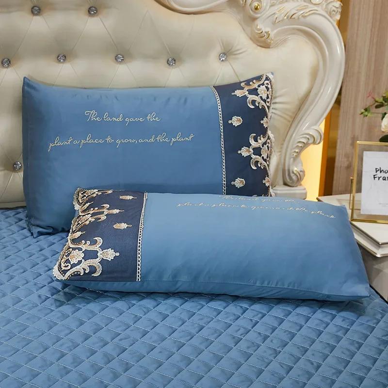 Fashion Lace Bed Skirt Home Decor Bedding Set Luxury Machine Washable Non Slip Embroidery Bedspreads for Queen/King Size Bed