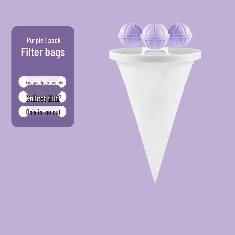 Floating Washing Machine Lint & Hair Remover Net Bag