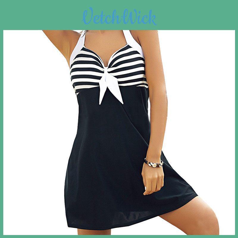 Hochwertiges Sommerkleid, Badeanzug, einteiliges Strandkleid für Damen