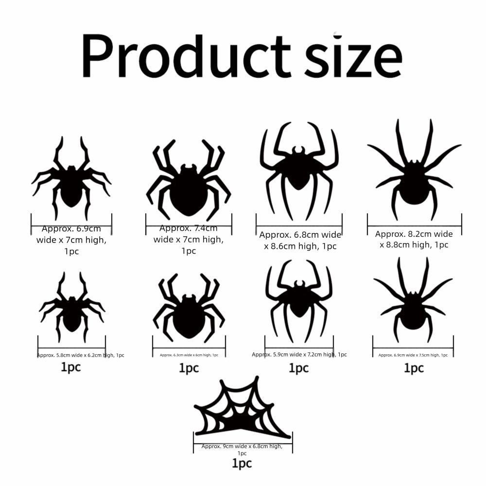 

Glow in the Dark 3D Bat LED Decoration Removable Lighted Halloween Bats Decor for Party Decor 9pcs