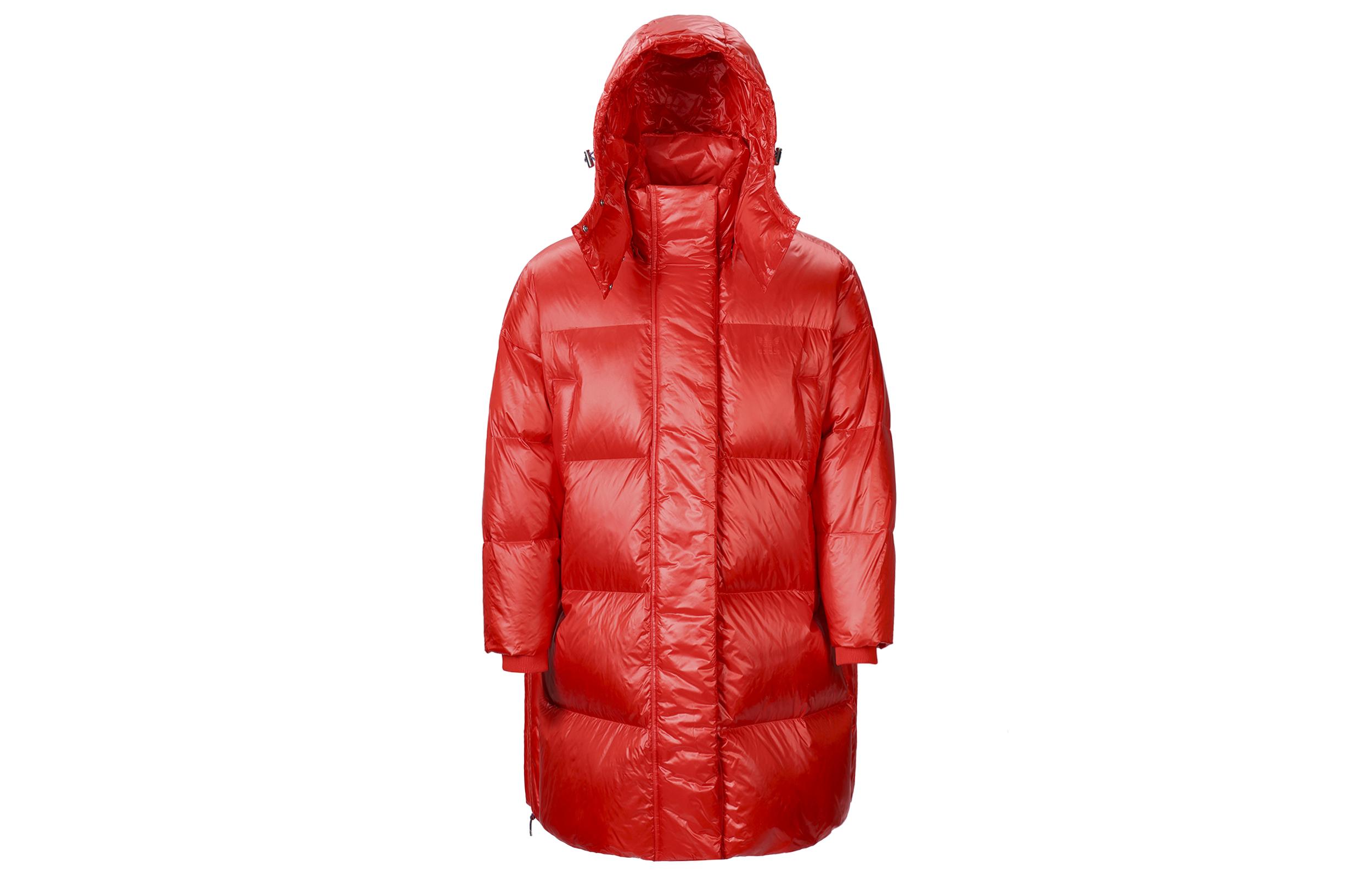 Adidas Originals PUFFED LONG JACKET Down Jacket Women s Bright Red IR7118