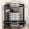 YOUQIN Kitchen Corner Countertop Spice Rack