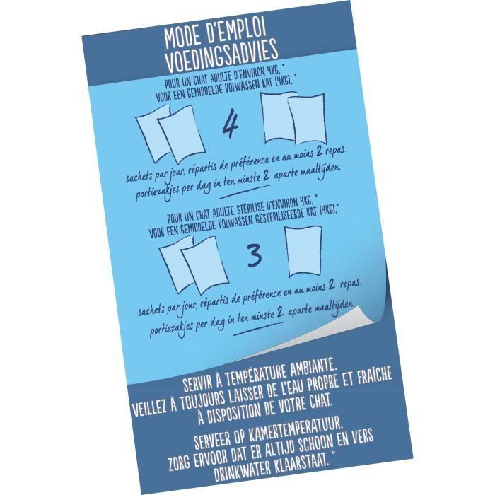 FELIX Tendres Effilés en Gelée Viandes-Poissons - 44 x 85 g - Sachets fraîcheur pour chat adulte