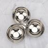 304 Stainless Steel Fruit Plate Circle Ring Handle Appetizer Platter Snack Bowl  Home Kitchen