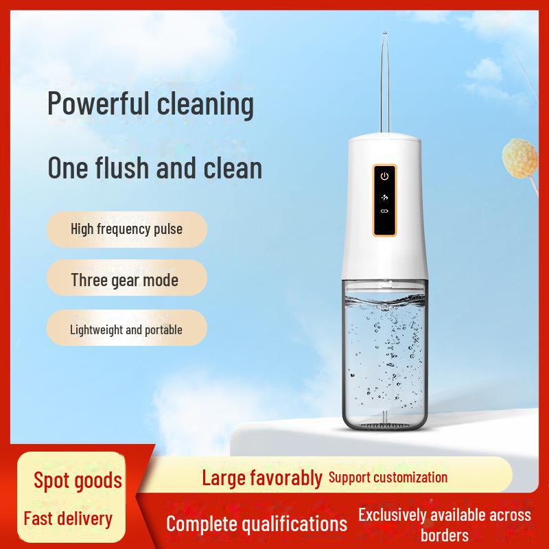 Portable Electric Water Flosser for Teeth Cleaning and Dental Care