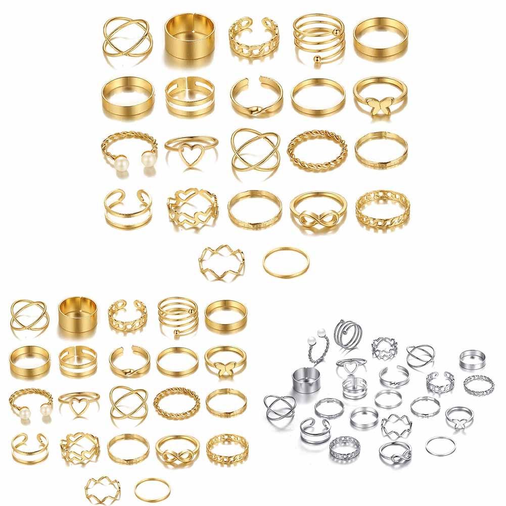 Decorations Finger Rings Gift Gold/Silver High Quality