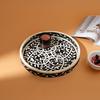 Floral Bone Inlay Round Tray – Handcrafted Decorative & Functional Tray