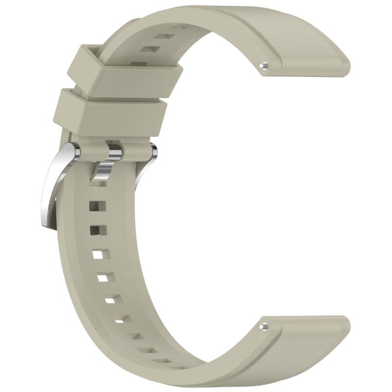 Adjustable Soft Silicone Watch Straps 22mm Press Button Closure Waterproof Lightweight Watch Band for Watch GT6