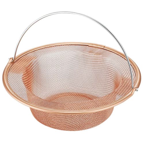 Nagao Kanei Kogyo Purity Drain, Pure Copper High Mesh, Garbage Disposal, 112mm Diameter, PT-017, Made In Japan