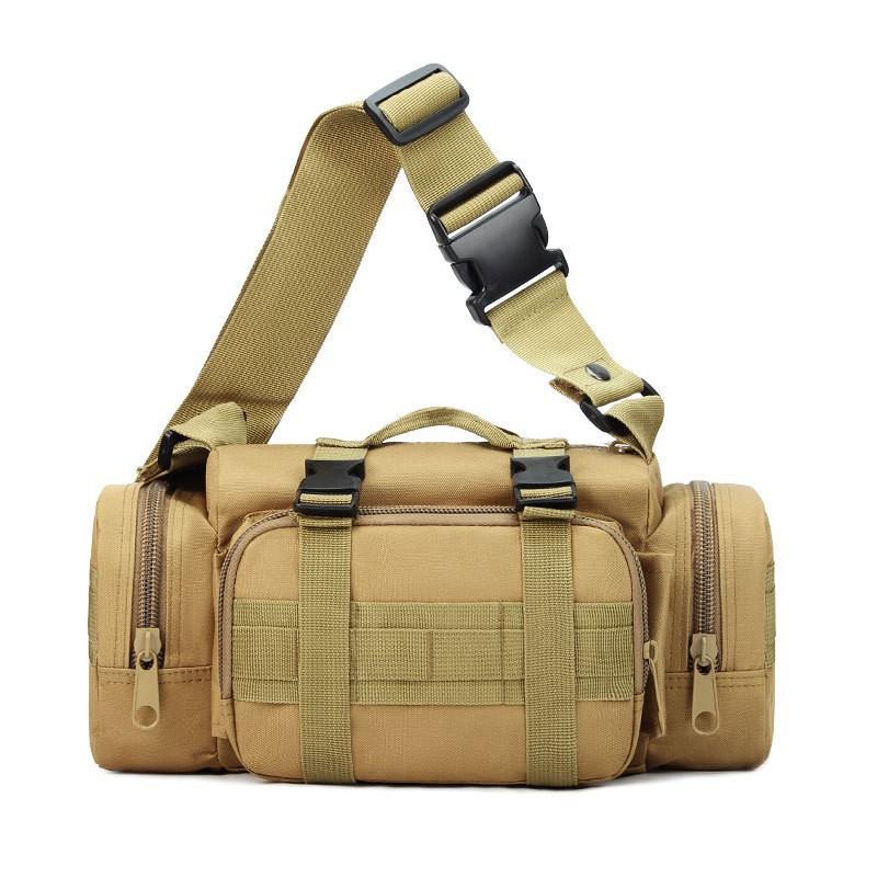 Multi Functional 3P Magic Waist Pack with Large Capacity Military Camouflage Sports Tactical Bag, Single Shoulder Camera Kit