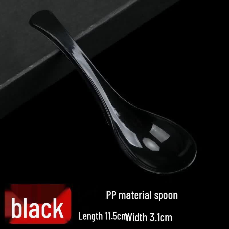 DISHJOY Disposable Thickened Plastic Spoons