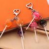 Cute Lollipop Shape Car Bag Pendant With Zinc Alloy For Gifts And Decorations