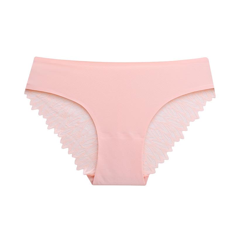 Women's Seamless Lace Panties Low Waist Large Size Comfortable Panties