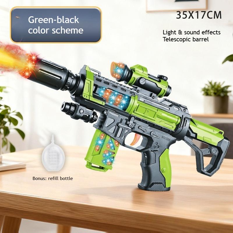 Kids Toy Machine Gun with Sound Light Spray Vibration Safe Non-Firing Submachine Gun with Dynamic Effects Cool Gift for Boys