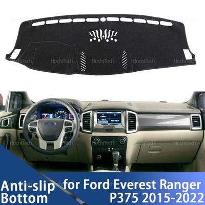 Per Ford Everest Ranger P375 2015-2022 Copertura Cruscotto Auto Tappetino Cruscotto Parasole Tappetino Antiscivolo Accessori Interni