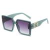 New square large frame sunglasses, personalized trend Internet celebrity sunglasses women