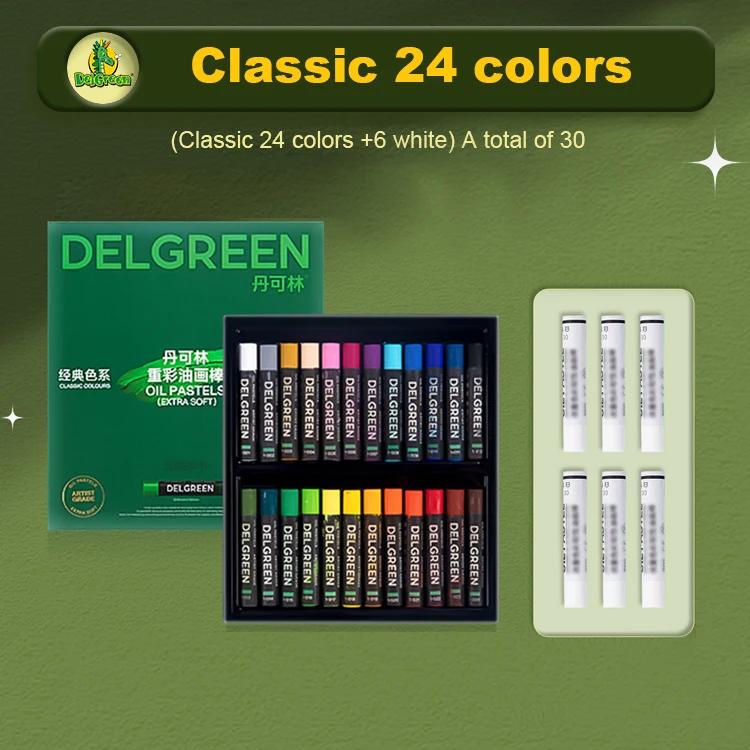 24/36/48/72 Colors Oil Painting Stick Set Heavy Color Ultra Soft Oil Pastel Children DIY Various Painting Style Art Supplies