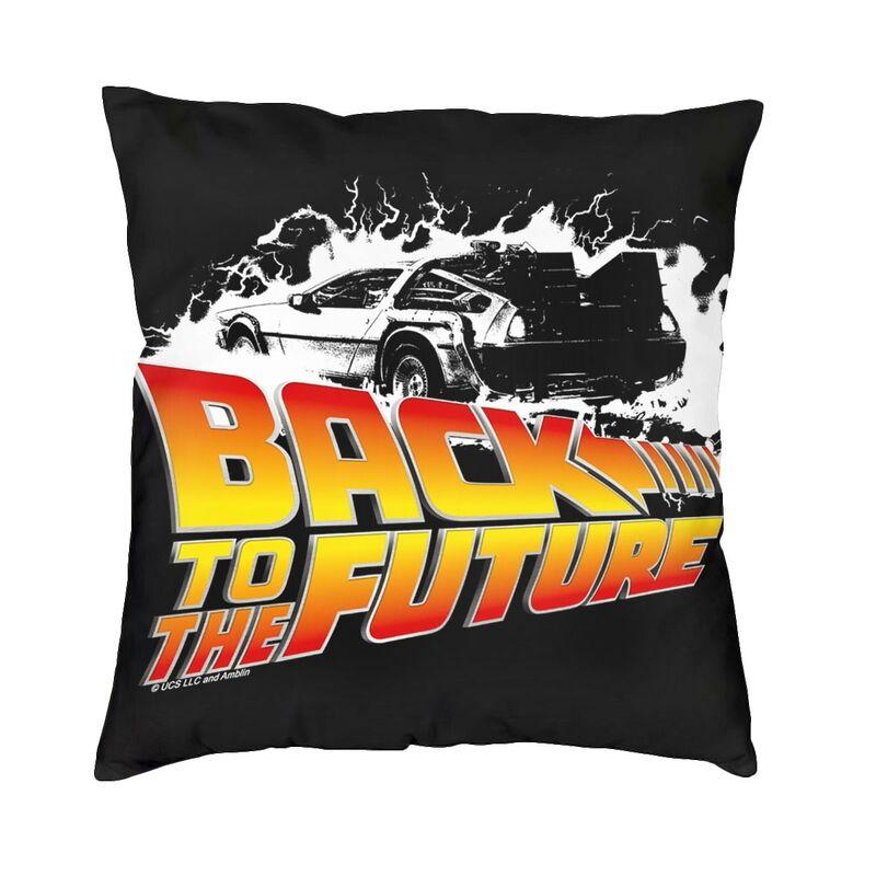 Back To The Future Cushion Covers Sofa Decoration 1980s Great Scott The Time Machine Square Throw Pillow Case 40x40