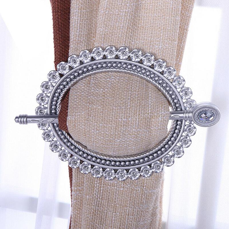 

1 пара винтажных пряжек для штор, подвесных колец для украшения штор, аксессуаров для штор