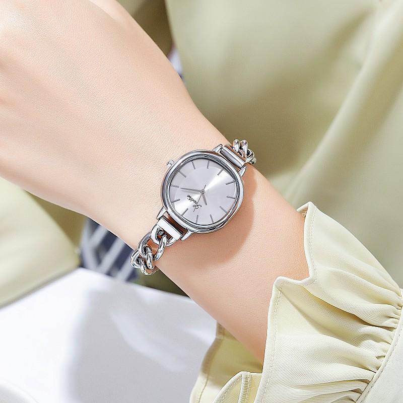 Fashion Simple Temperament Women S Watch Square Personalized Watch Women S Alloy Chain Strap Light Luxury Niche Women