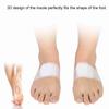 Silicone Feet Foot Arch Support Cushion Shoe Insoles Pads White