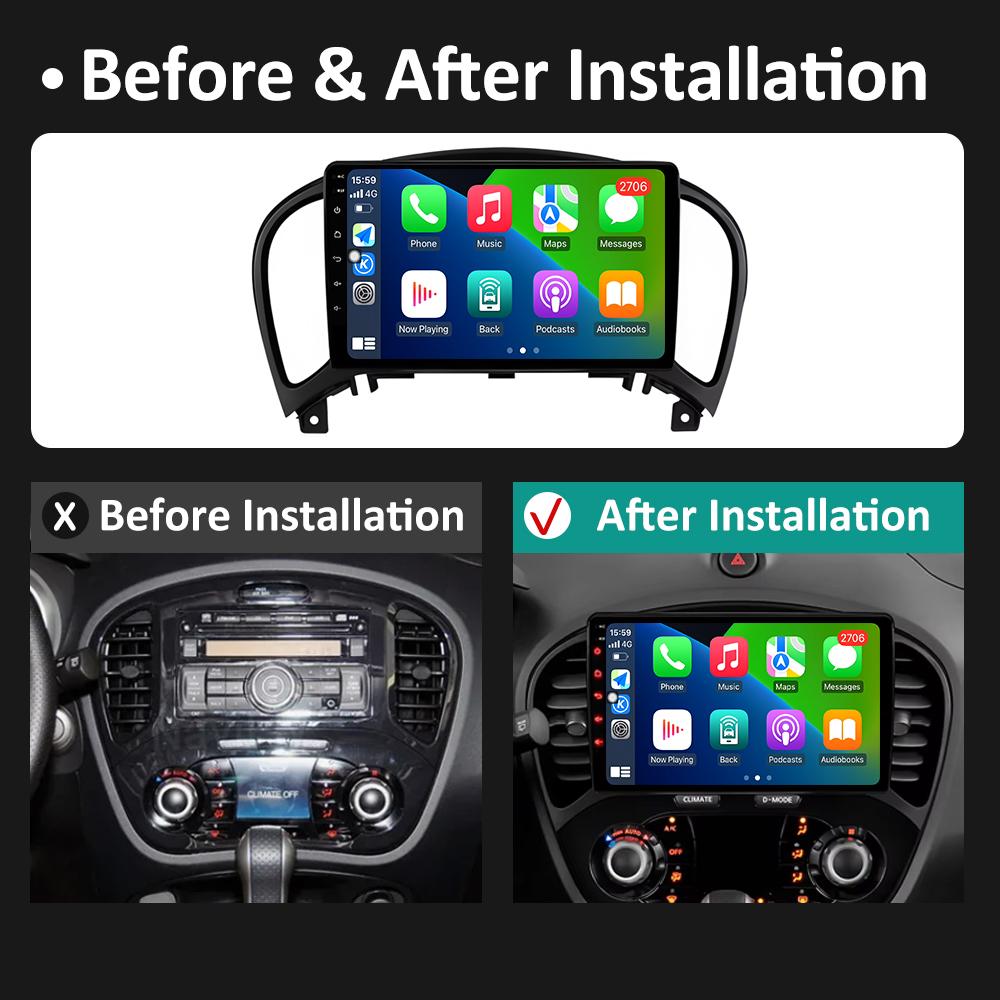 Intelligent System GPS Navigation For Nissan Juke YF15 2010 2011 2012 2013 2014 DSP Stereo Car Video Player QLED IPS Screen WIFI
