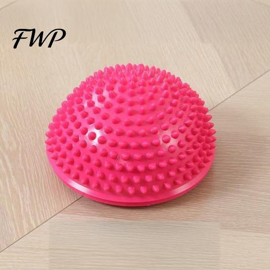 Kids Balance Ball Anti-Slip Thickened Base Hemispheric Massage Design Sensory Early Childhood Trainer Development Non-turning Preschool Activity Toy