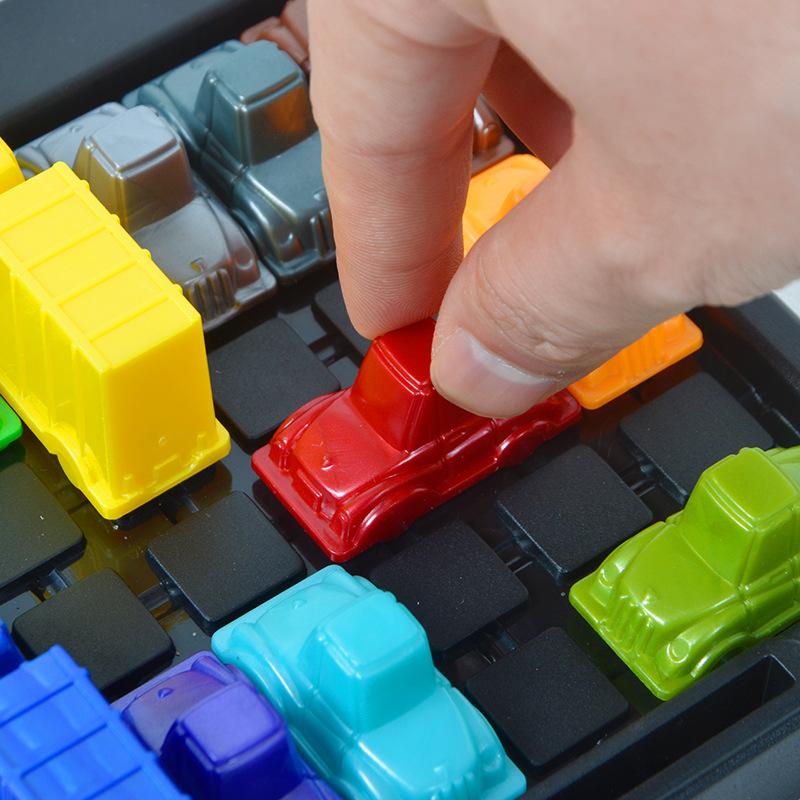 Puzzle Traffic Rush Hour Game, Racing Rush Hour Car Huarong Road Logical Reasoning Desktop Game, Children'S Puzzle Toys, Childre