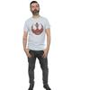 STAR WARS Herren Rogue One Ich bin eins mit der Macht Allianz-Emblem Rotes T-Shirt